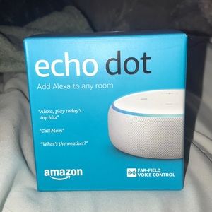 White Echo dot
